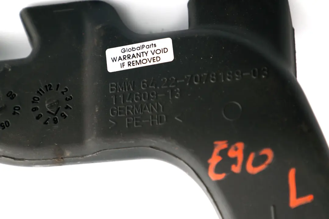 Left Floor Heater Duct Air Part to BMW 3 SERIES E90 E91 E92 E93 with Part number 7078189 BMW 3 SERIES E90 E91 E92 E93 Left Floor Heater Duct Air Part - SKU 7078189 - Part number 7078189