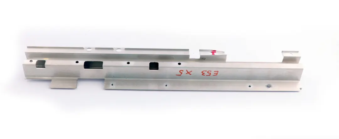 BMW E53 Trasero Izquierdo Soporte Piso Tronco Ventilacion Louvre Rail - SKU 7114355 - Número de pieza 7114355