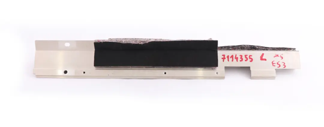 BMW E53 Trasero Izquierdo Soporte Piso Tronco Ventilacion Louvre Rail - SKU 7114355 - Número de pieza 7114355