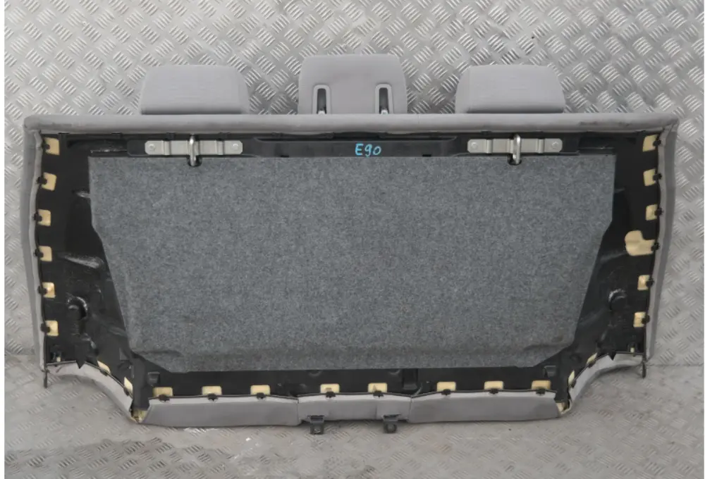 Backrest Rear Seat Couch Cloth Stoff Fluid Grau Grey to BMW 3 SERIES E90 Cover with Part number 7146801 BMW 3 SERIES E90 Cover Backrest Rear Seat Couch Cloth Stoff Fluid Grau Grey - SKU 7146801 - Part number 7146801