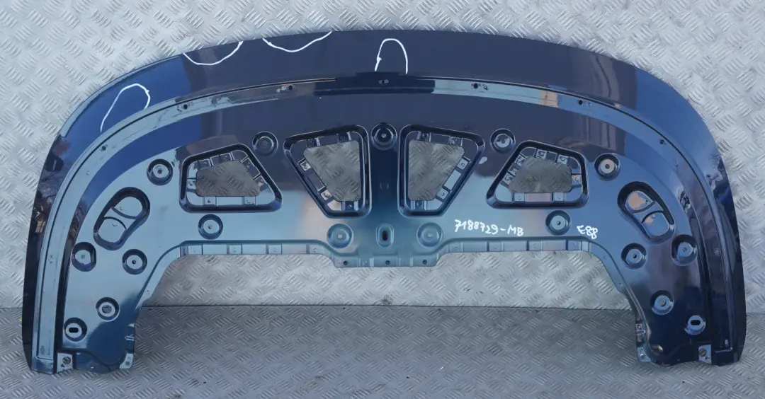 BMW 1 Series E88 Convertible Folding Top Compartment Lid Cover Monaco Blue - SKU 7188729-MB - Part number 7188729