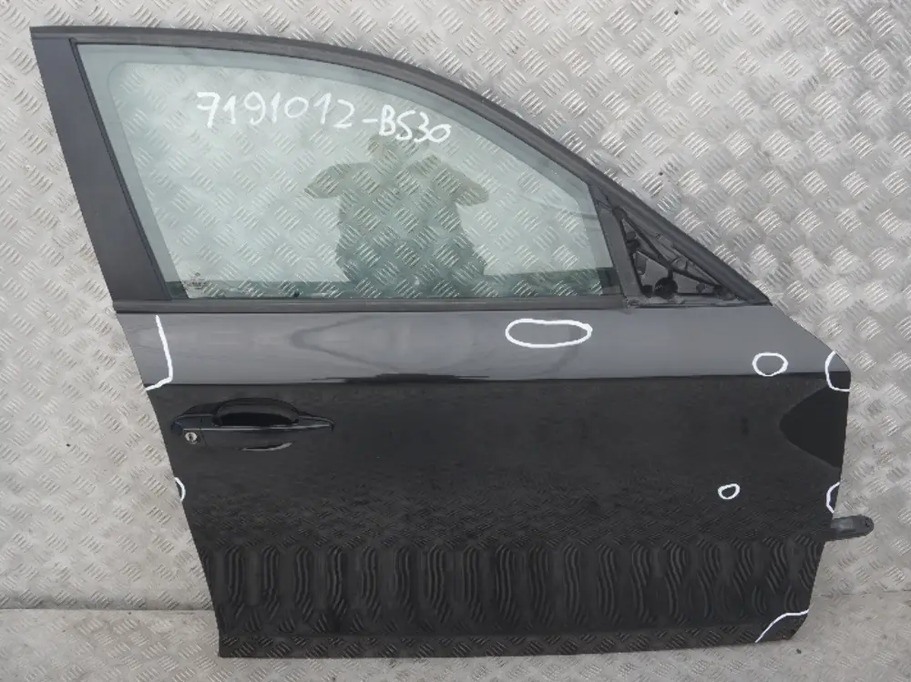 BMW E87 drzwi prawe przednie black saphire 475 - SKU 7191012-BS30 - Numer Części 7191012