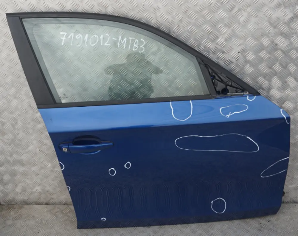 BMW 1 SERIES 3 E87 E87N Door Front Right O/S Montegoblau Montego Blau Blue