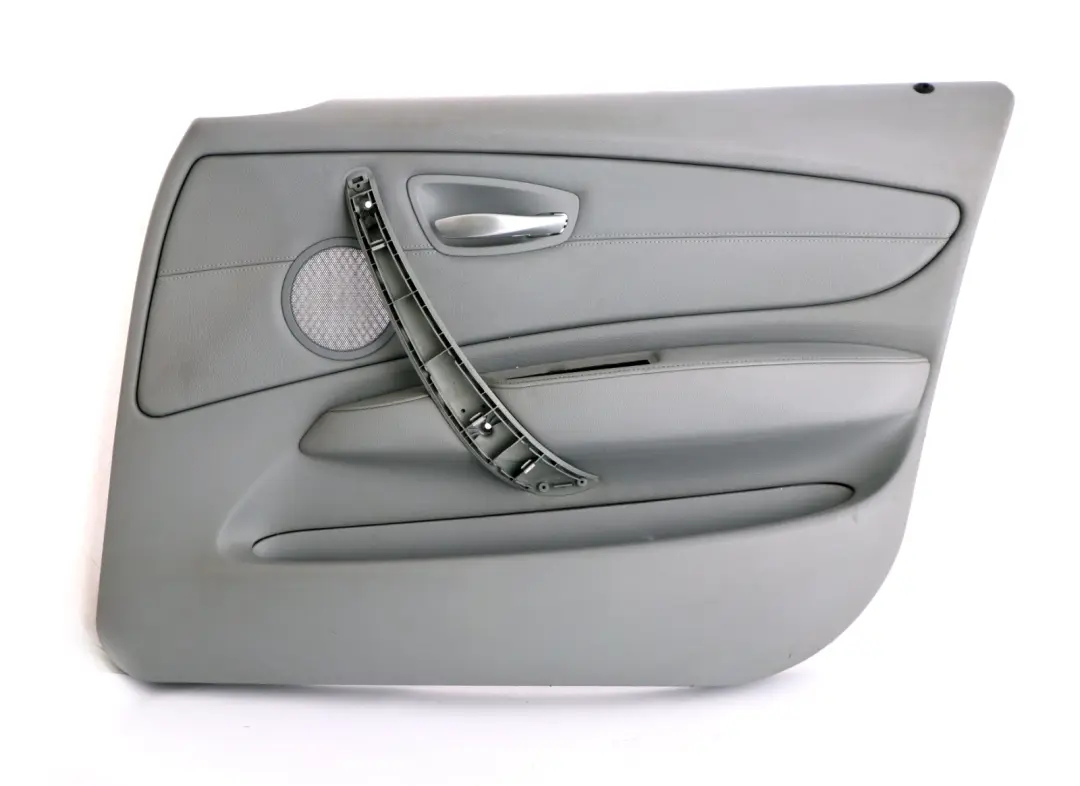 Front Right O/S Door Card Trim Panel Grey Leather to BMW 1 Series E87 LCI with Part number 7224348 BMW 1 Series E87 LCI Front Right O/S Door Card Trim Panel Grey Leather - SKU 7224348 - Part number 7224348