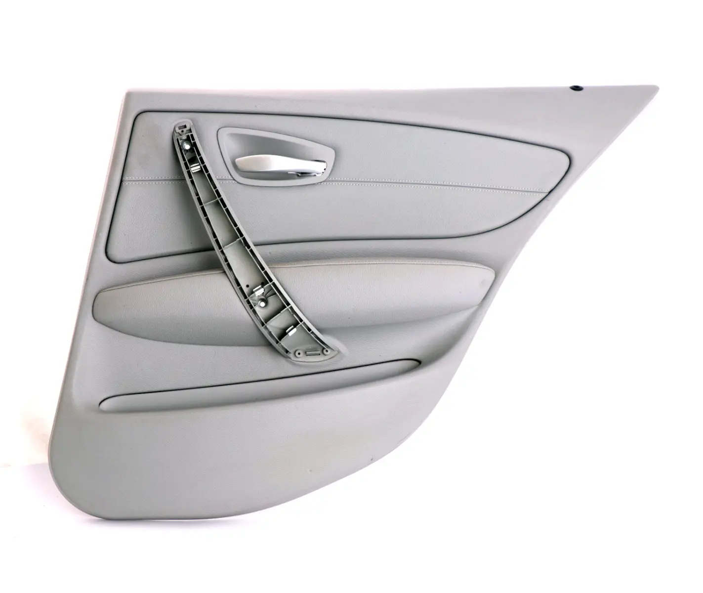 BMW 1 Series E87 LCI Rear Right O/S Door Card Trim Panel Grey Leather