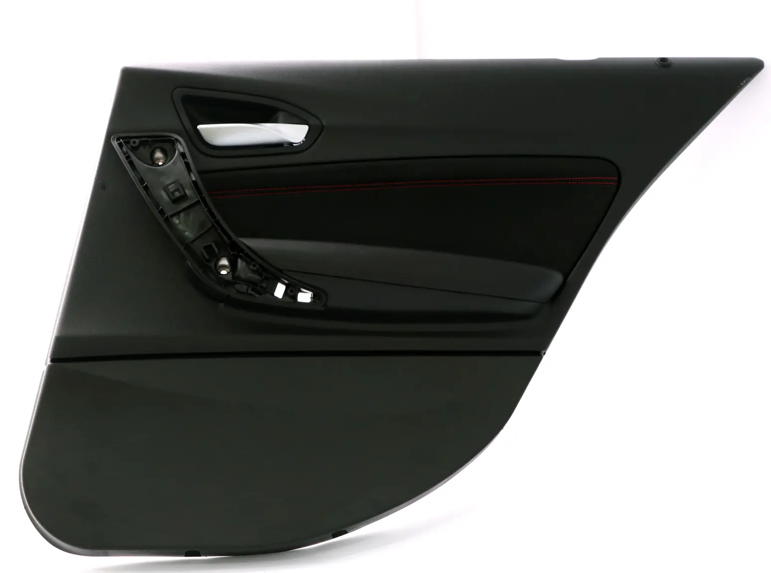 BMW 1 F20 Rear Right O/S Door Lining Card Cloth Fabric Anthracite Red