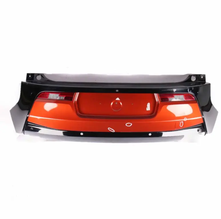 Bumper Trim Panel PDC Solar Orange Metallic - B78 to BMW i3 I01 Rear with Part number 7370582 BMW i3 I01 Rear Bumper Trim Panel PDC Solar Orange Metallic - B78 - SKU 7370582-SOL - Part number 7370582