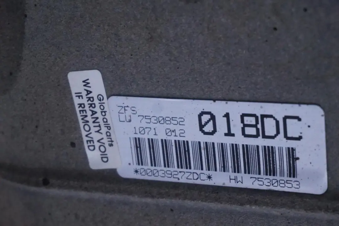 730i M54 Automatikgetriebe Getriebe GA6HP19Z GARANTIE für BMW 7 er E65 mit Teilenummer 7530852 BMW 7 er E65 730i M54 Automatikgetriebe Getriebe GA6HP19Z GARANTIE - SKU 7530852 - Teilenummer 7530852