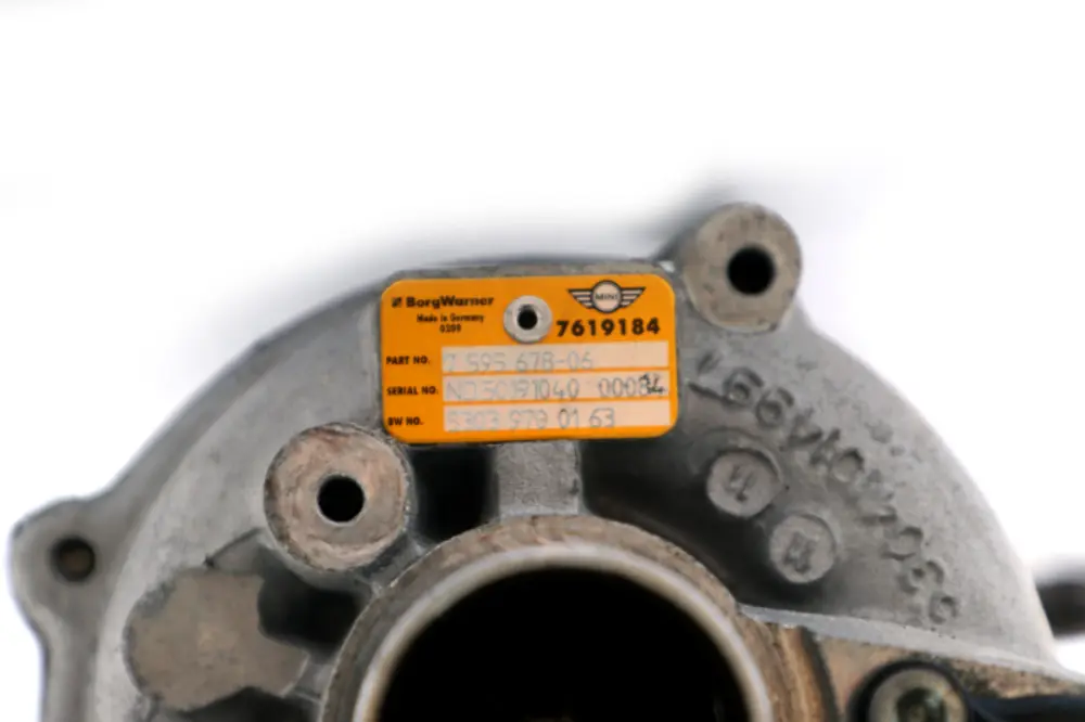 Mini Cooper S R55 R56 R57 LCI R60 N18 Motor Turbocompresor Gasolina - SKU 7595678 - Número de pieza 7595678