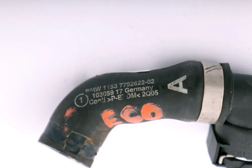 Cooling Pipe BMW E46 E60 E87 E90 M47 M57 Diesel Engine Hose to with Part number 7792622 Cooling Pipe BMW E46 E60 E87 E90 M47 M57 Diesel Engine Hose - SKU 7792622 - Part number 7792622