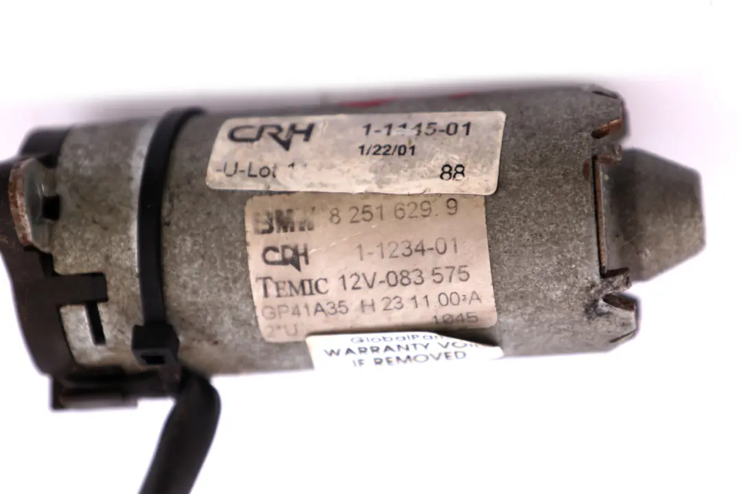 Actionneur de réglage du dossier du siège avant gauche pour BMW X5 E53 1 à propos du numéro de pièce 8251629 BMW X5 E53 1 Actionneur de réglage du dossier du siège avant gauche - SKU 8251629-1 - Numéro de pièce 8251629