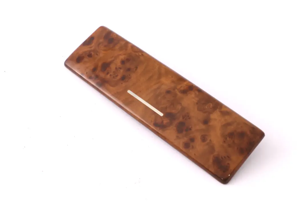 BMW X5 Series E53 Wooden Cover Can Holder Rear Trim Strip Light Poplar - SKU 8253126 - Part number 8253126