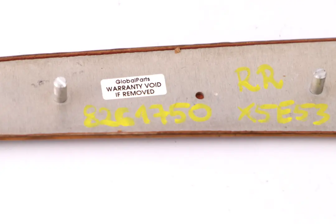 BMW X5 Series E53 Wooden Strip Door Rear Right O/S Trim Light Poplar - SKU 8261750 - Part number 8261750
