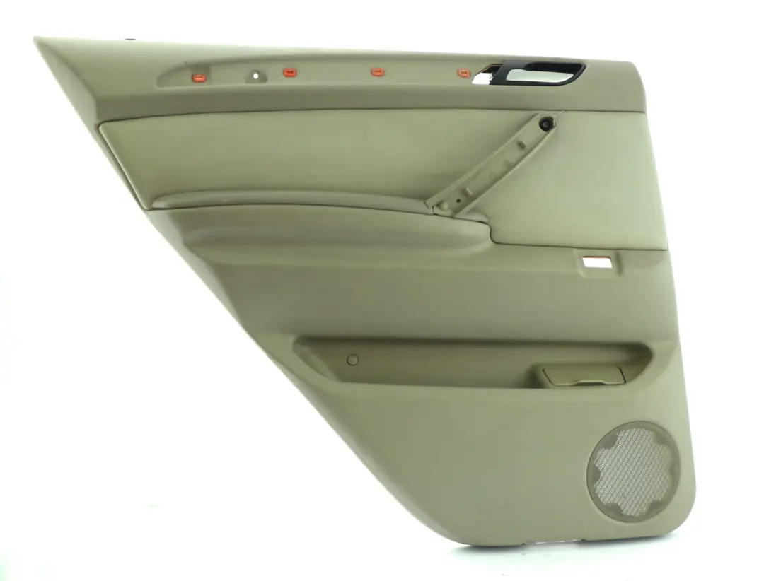 Green Leather Montana Rear Left N/S Door Card Trim Panel to BMW X5 Series E53 with Part number 8264281 BMW X5 Series E53 Green Leather Montana Rear Left N/S Door Card Trim Panel - SKU 8264281 - Part number 8264281