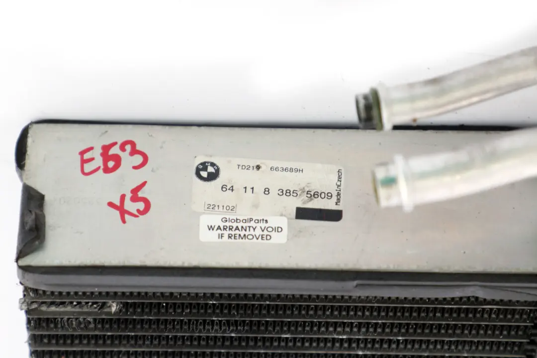 Con Conditioning A/C Evaporator to BMW X5 E39 E53 Automatic Air with Part number 64118385560 BMW X5 E39 E53 Automatic Air Con Conditioning A/C Evaporator - SKU 8385560 - Part number 64118385560