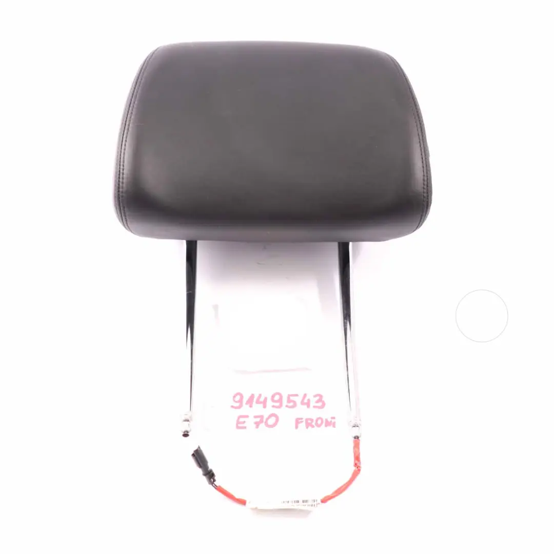 Seat Headrest BMW X5 E70 X6 E71 Front Left Right N/O/S Leather Nappa Black - SKU 9149543 - Part number 9149543