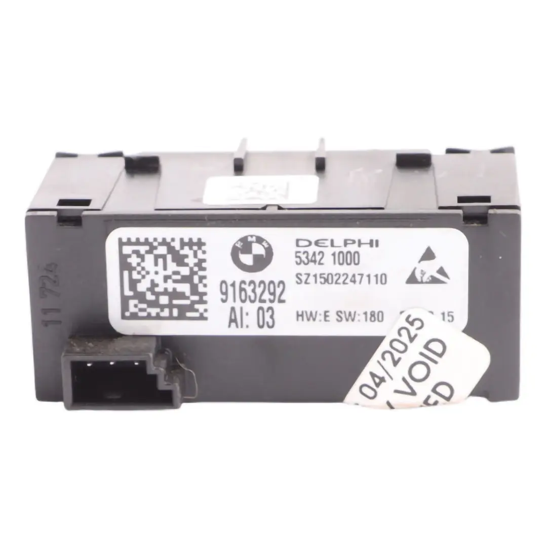 BMW F10 F11 X5 F15 X3 F25 F30 F36 Heated Seat Button Switch Panel - SKU 9163292 - Part number 9163292