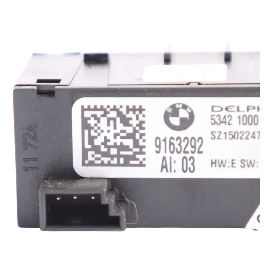 Przełącznik Podgrzewania Siedzenia do BMW F10 F11 X5 F15 X3 F25 F30 o numerze 9163292 BMW F10 F11 X5 F15 X3 F25 F30 Przełącznik Podgrzewania Siedzenia - SKU 9163292 - Numer Części 9163292