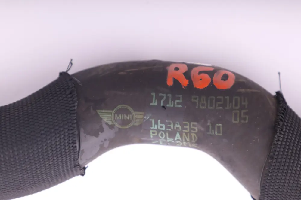 Tuyau de Fluide de Refroidissement 1712 pour Mini R60 R61 à propos du numéro de pièce 9802104 Mini R60 R61 Tuyau de Fluide de Refroidissement 1712 - SKU 9802104 - Numéro de pièce 9802104