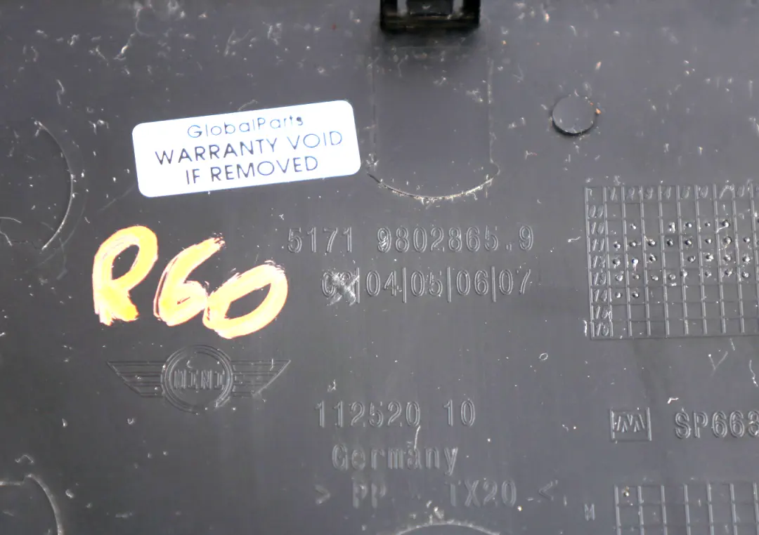 Couvercle Amplificateur Freinage 9802866 pour Mini Countryman R60 R61 à propos du numéro de pièce 9802865 Mini Countryman R60 R61 Couvercle Amplificateur Freinage 9802866 - SKU 9802865 - Numéro de pièce 9802865