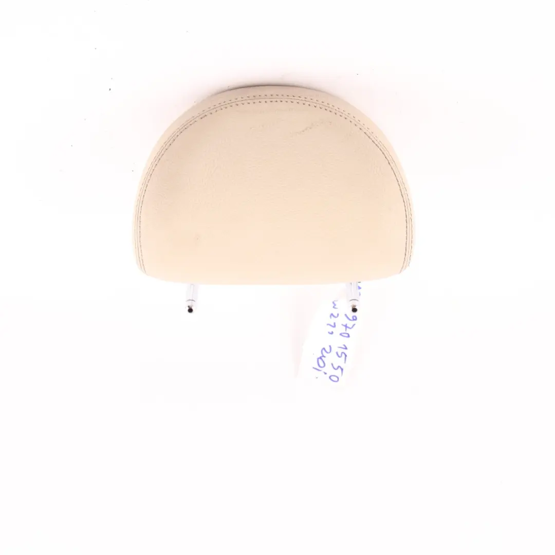 Mercedes W211 Saloon Rear Seat Headrest Leather Imitation Beige Head Rest - SKU A2119701550 - Part number A2119701550