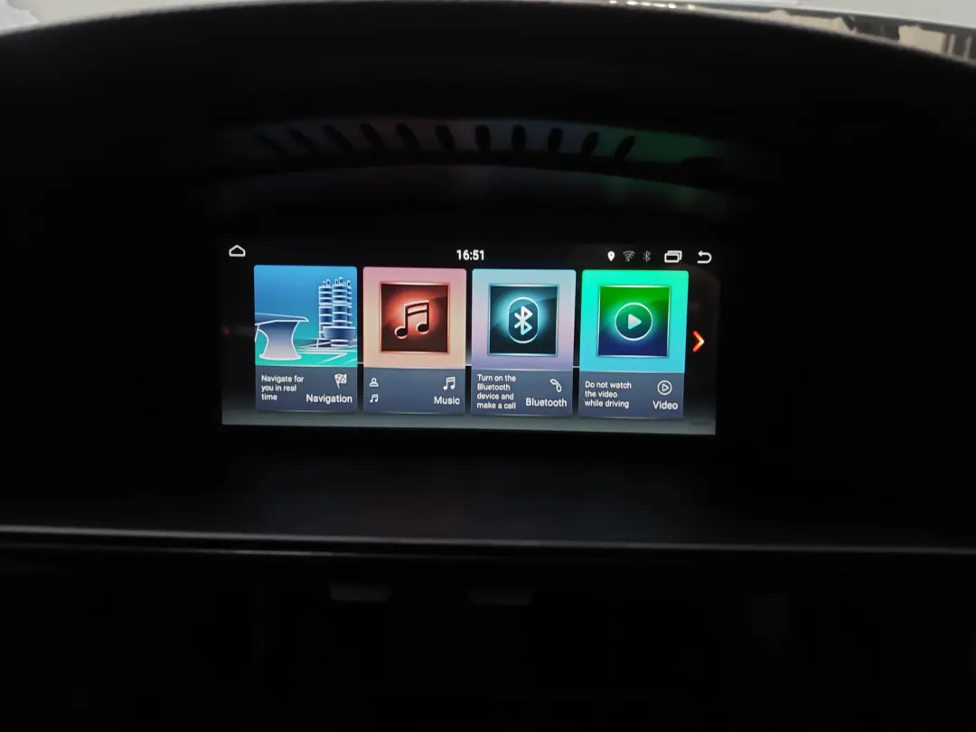 Navegación 8,8" Pantalla Cámara GPS Android Sistema Set CCC BMW E60 - SKU D8080-02 - Número de pieza D8080-02