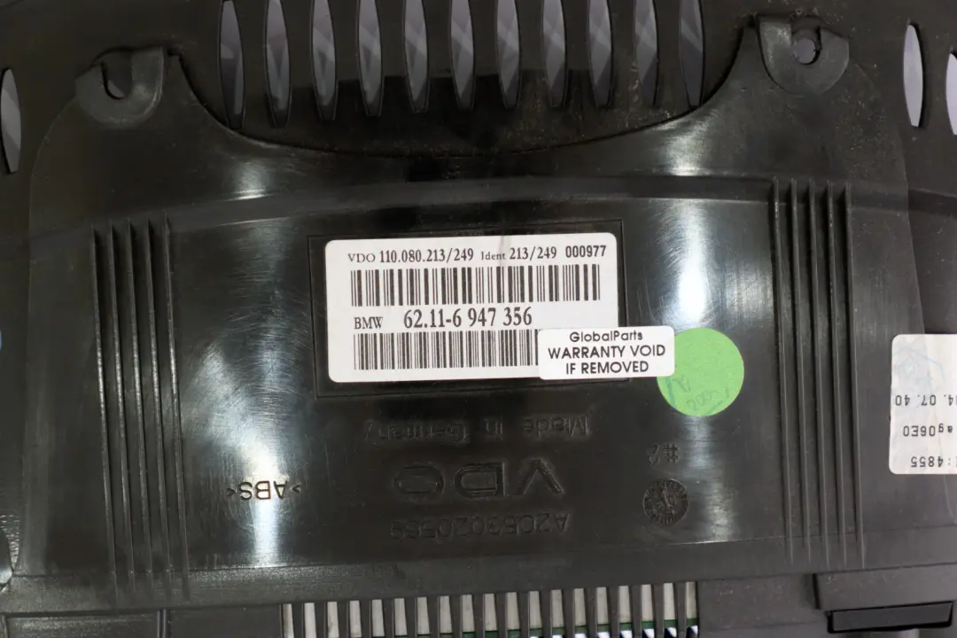 BMW 5 Series E60 E61 Instrument Cluster Speedo Clocks Petrol Manual - SKU rhd-6947356-1 - Part number 6947356