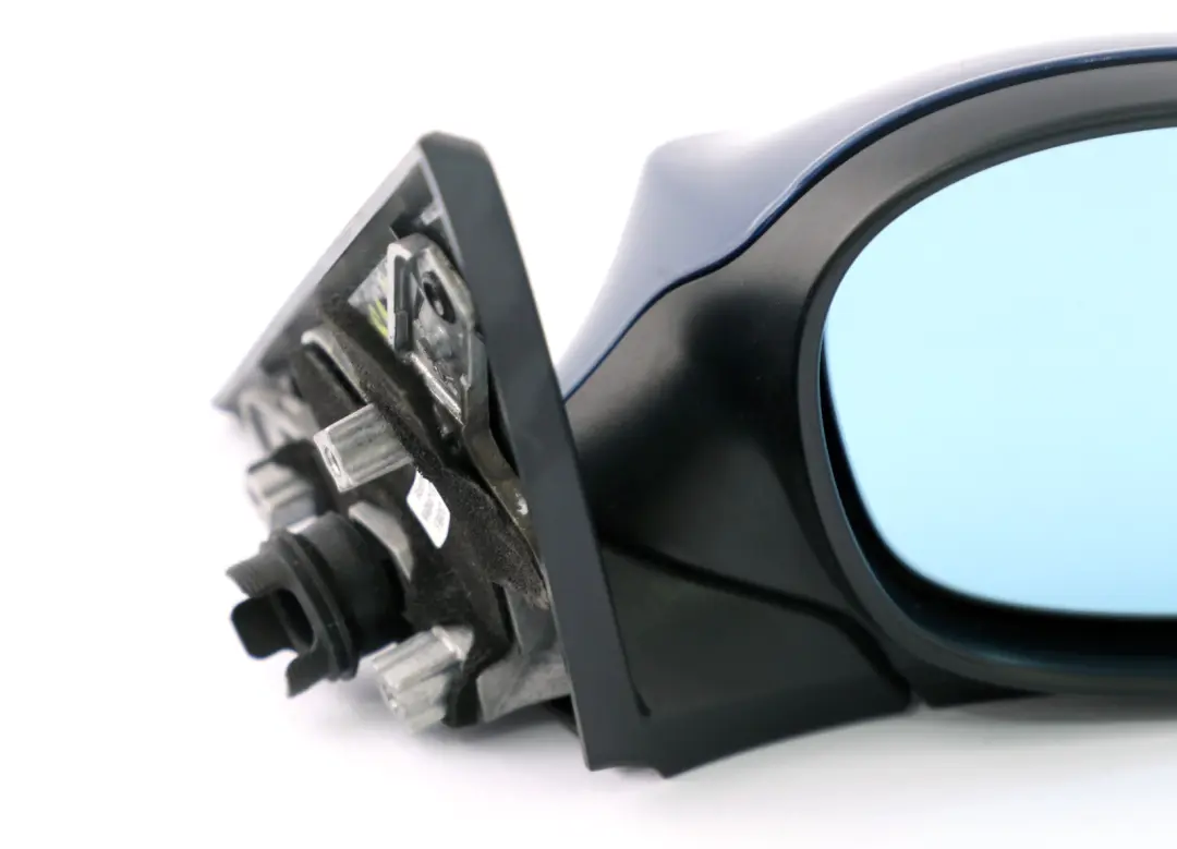 BMW 1 Series E81 E82 E88 Right Wing Mirror O/S Montegoblau Blue Metallic A51 - SKU rhd-7185362-MTB - Part number 7185362