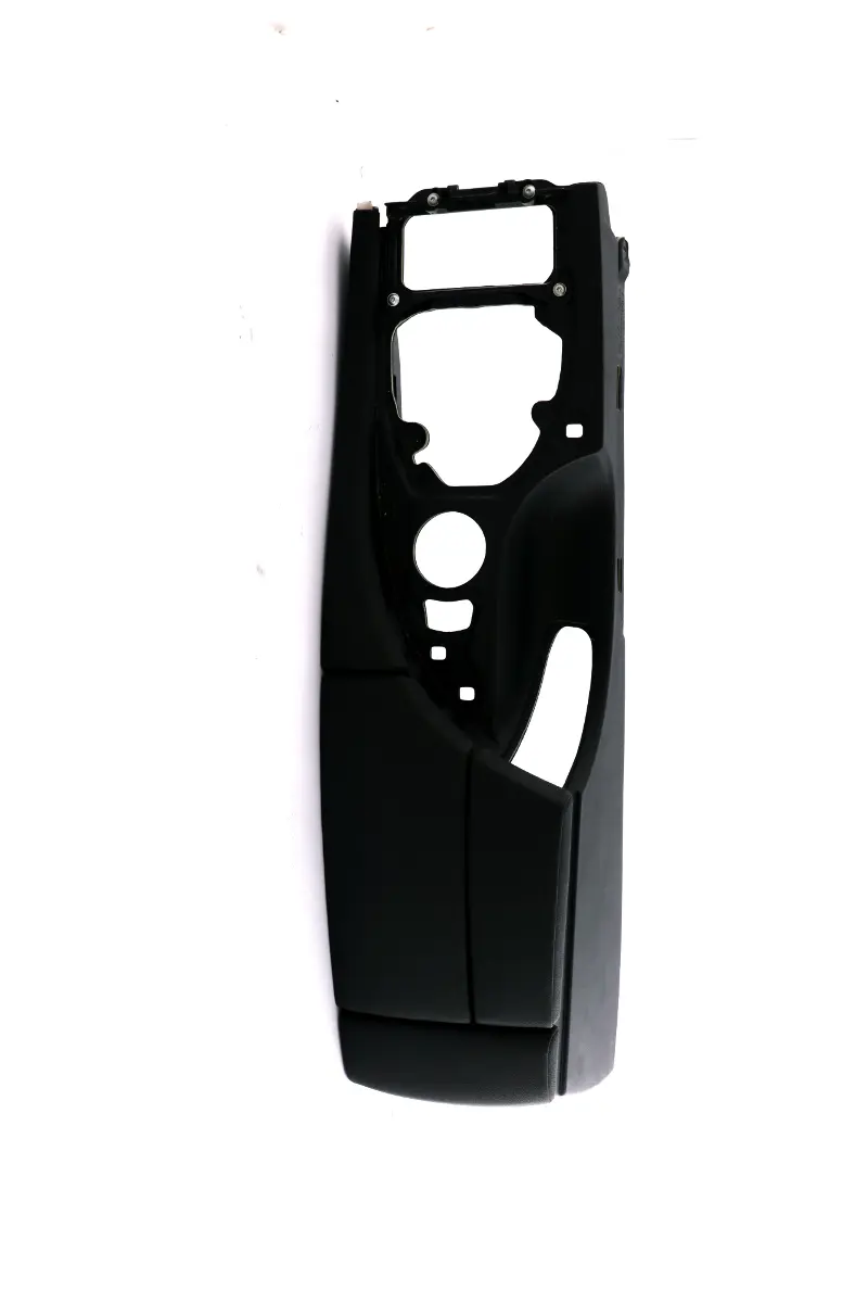 Split Slide Centre Console Leather Armrest Part to BMW 5 Series E60 E61 5 Black with Part number 9191801 BMW 5 Series E60 E61 5 Black Split Slide Centre Console Leather Armrest Part - SKU rhd-9191801-5 - Part number 9191801